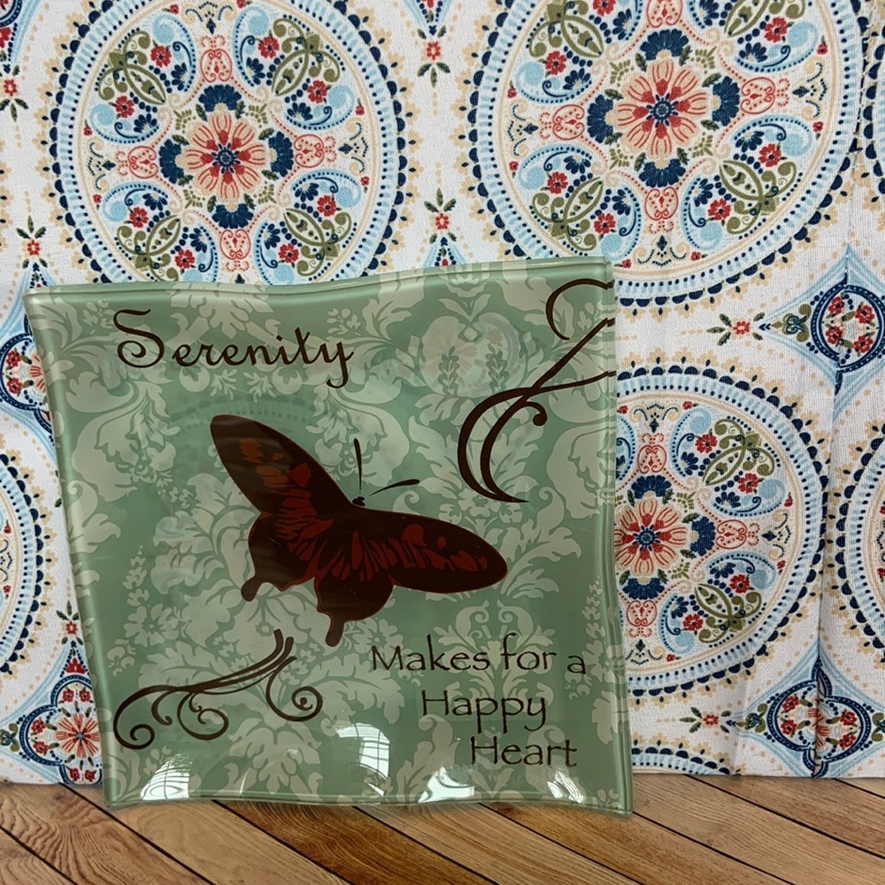 Trinket dish Serenity Makes for‎ a happy Heart ❤️ 2009